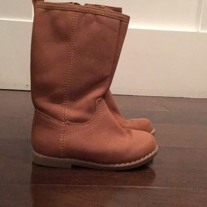 Baby Gap tan high boots